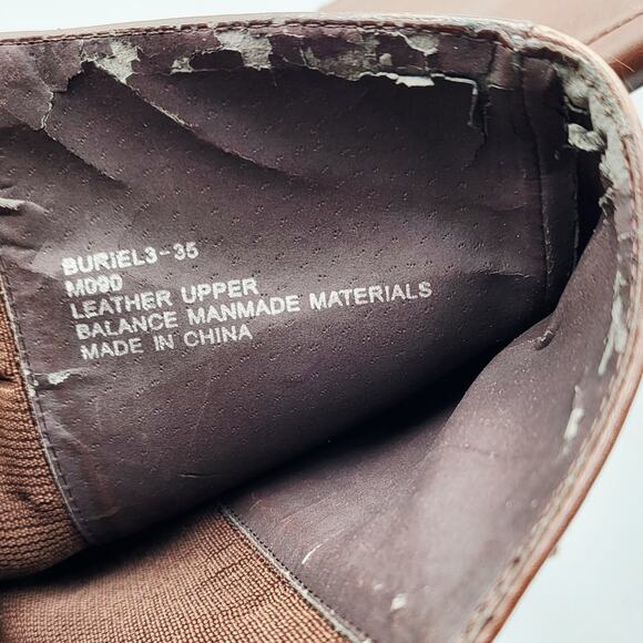 Donald J Pliner Buriel3 Chocolate Brown Leather Tall Riding Boots Women's Size 7 - Picture 11 of 12